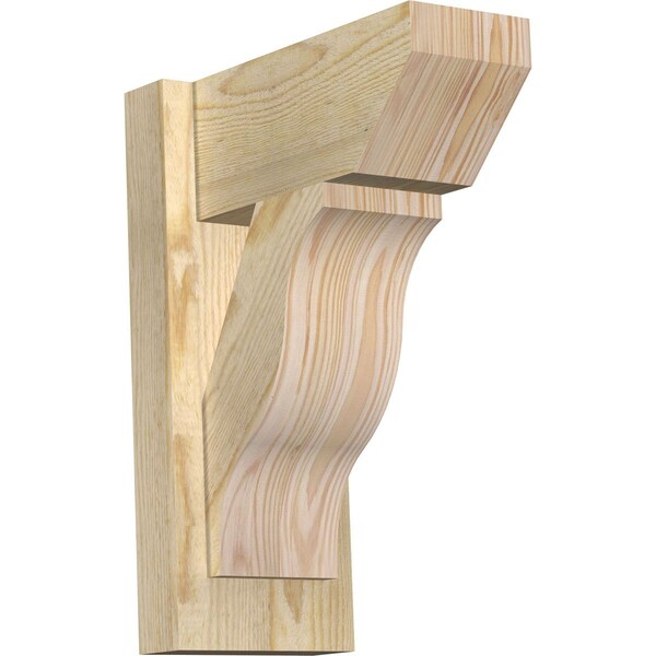 Ekena Millwork Funston Slat Rough Sawn Outlooker, Douglas Fir, 6"W x 12"D x 16"H OUT06X12X16FST06RDF - main
